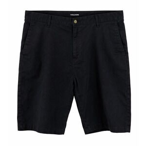 Volcom Men's Black Chino 11" Inseam Shorts Size 40 Casual Everyday Wear Straight